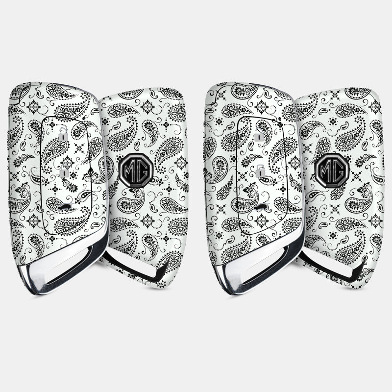 White Paisley Key-1 + Key-2