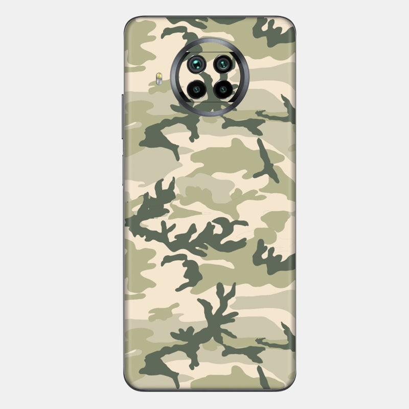 Military Camo Glass Back