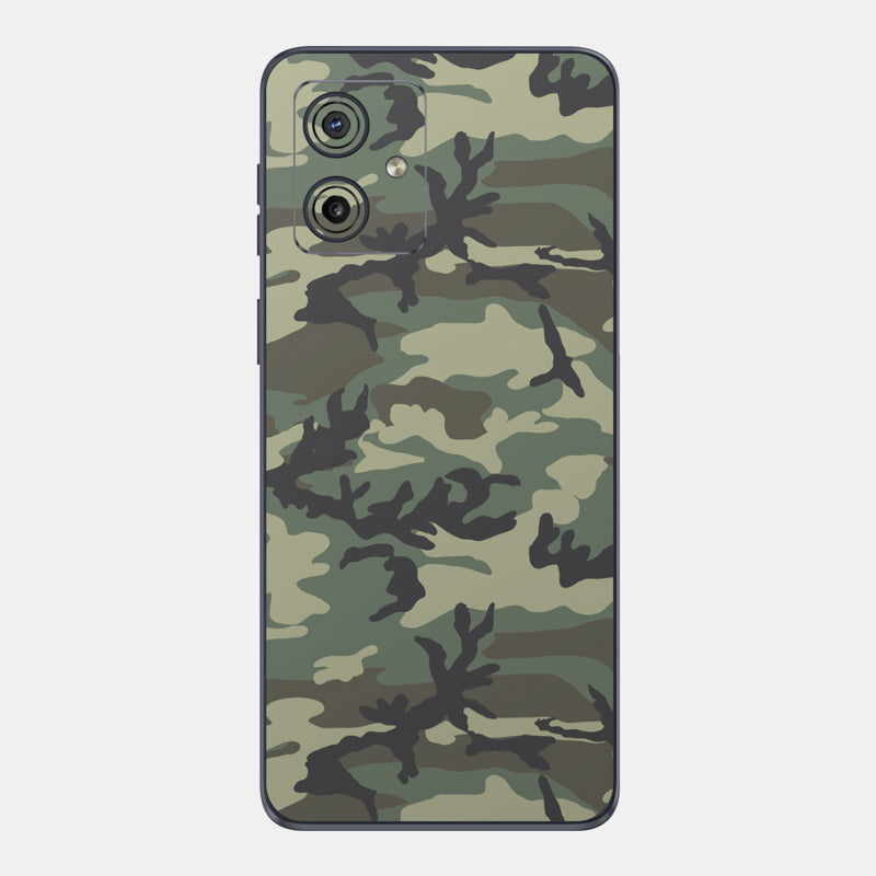Forest Camo Glass Back