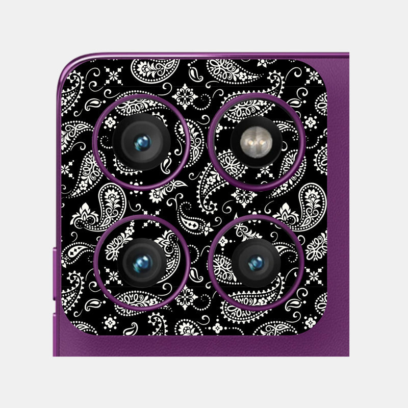Black Paisley Pack of 2