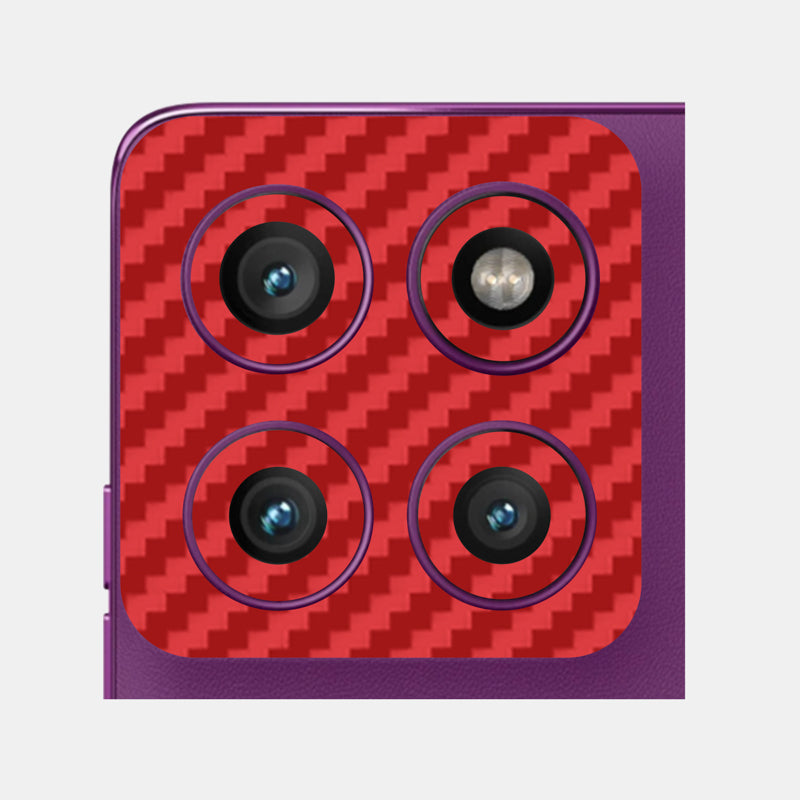 Carbon Fibre Red Pack of 2