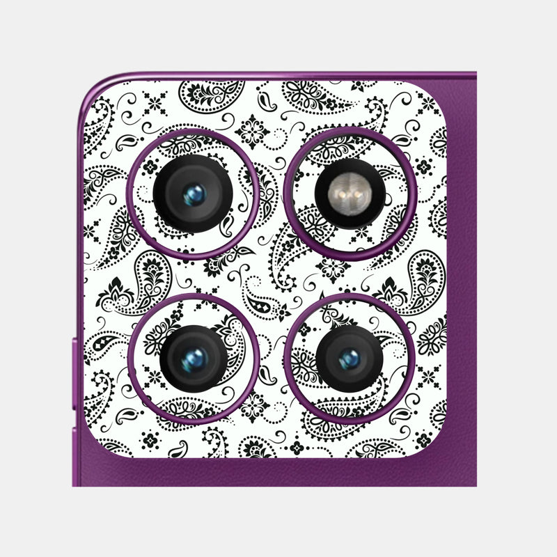 White Paisley Pack of 2