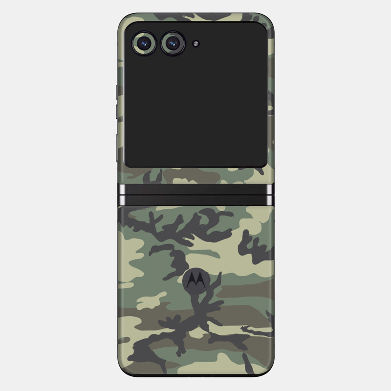 Forest Camo Glass Back