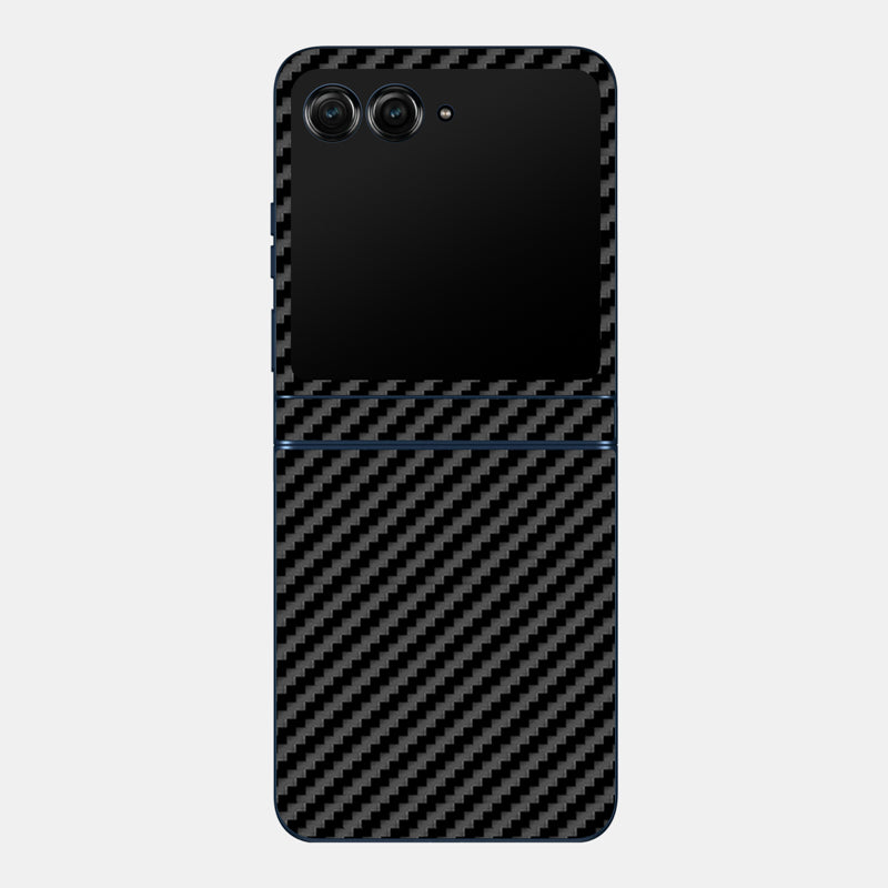 Carbon Fibre Black Glass Back