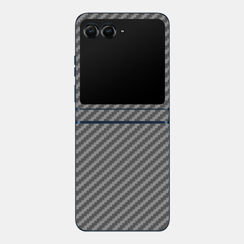 Carbon Fibre Grey Glass Back