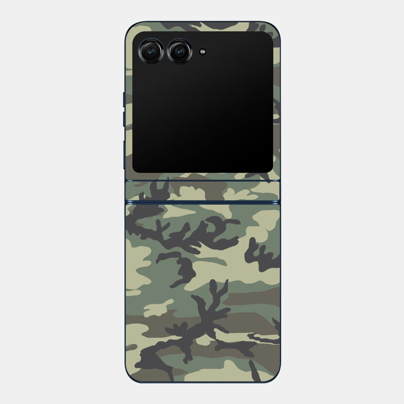 Forest Camo Glass Back