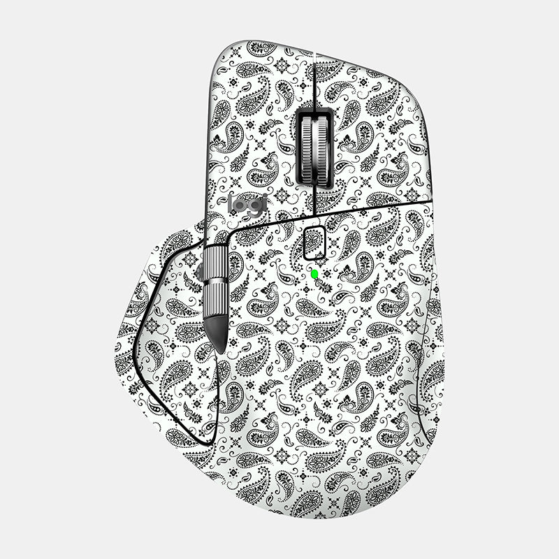 White Paisley Full Body