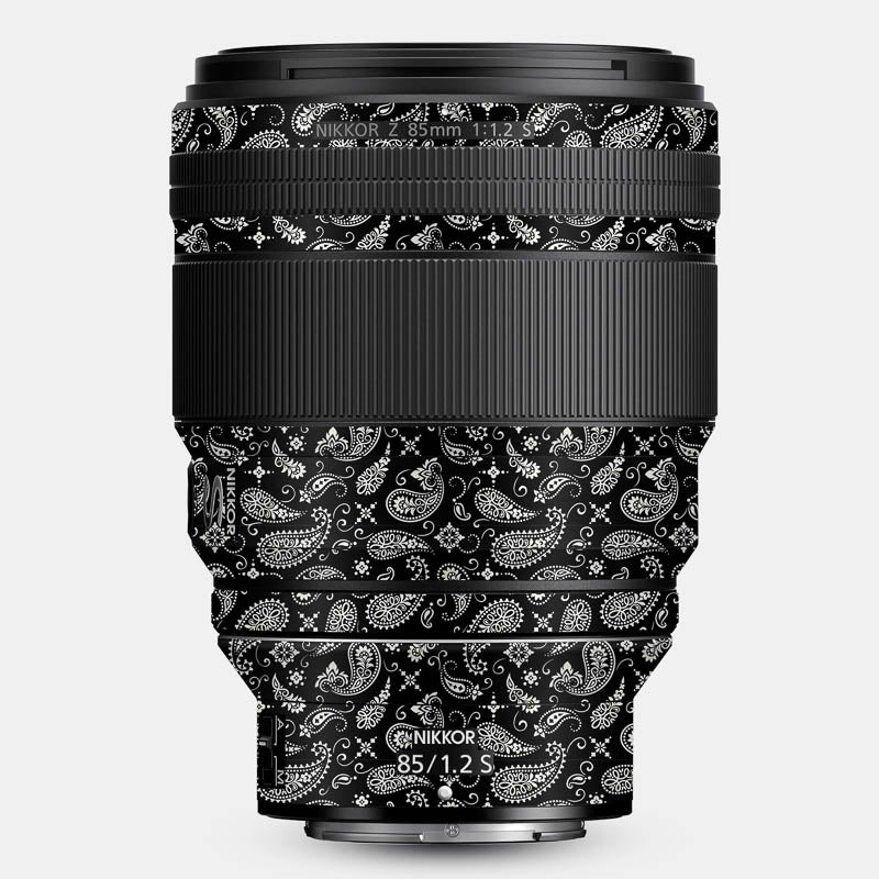 Black Paisley Full Body