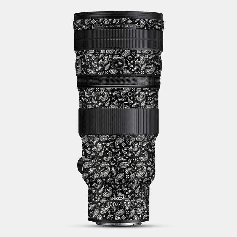 Black Paisley Full Body