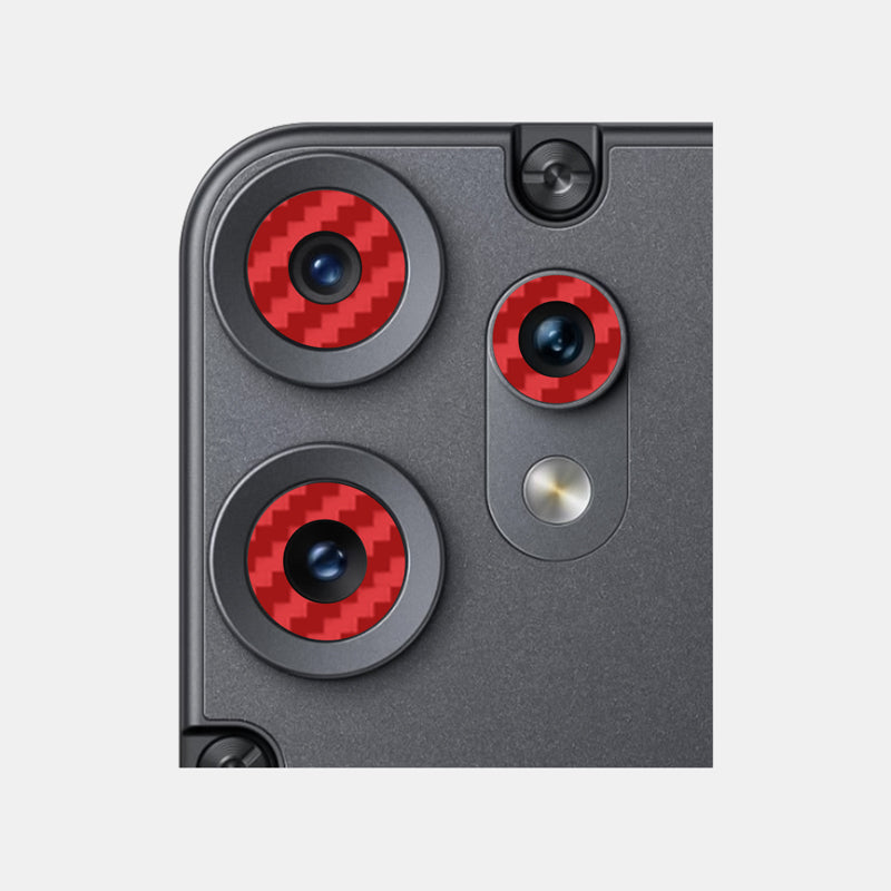 Carbon Fibre Red Pack of 2