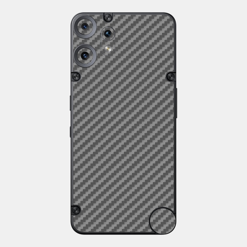 Carbon Fibre Grey Glass Back