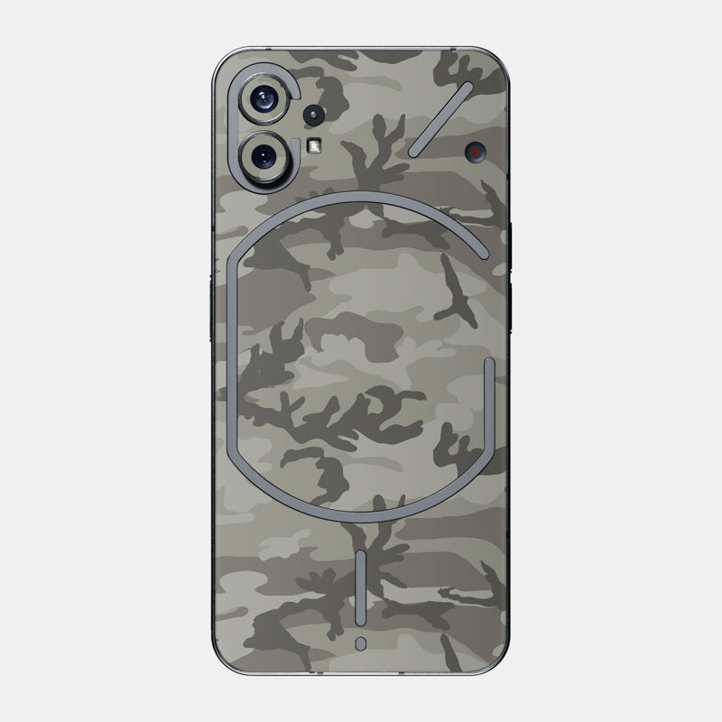 Dessert Camo Glass Back