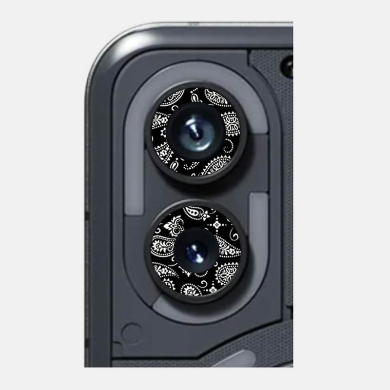 Black Paisley Pack of 2