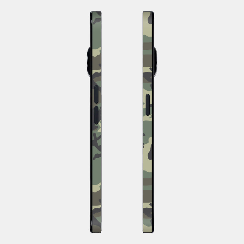 Forest Camo Glass Back