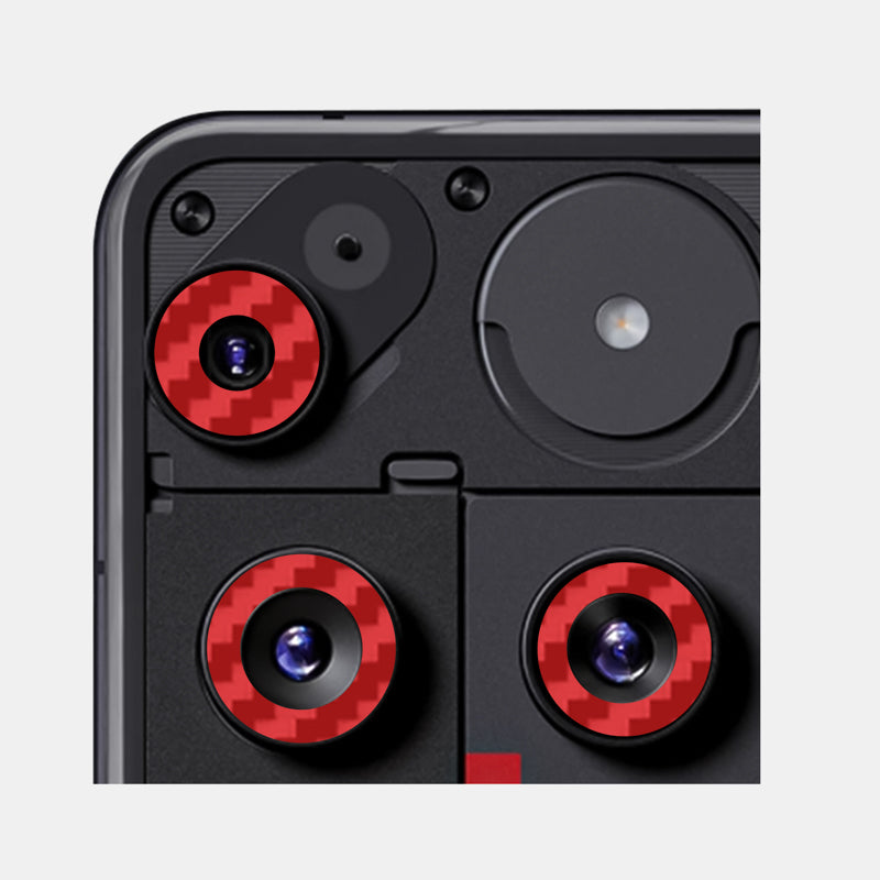 Carbon Fibre Red Pack of 2