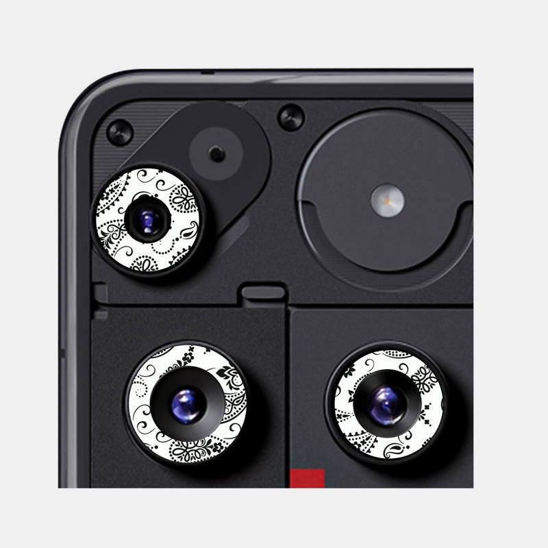 White Paisley Pack of 2