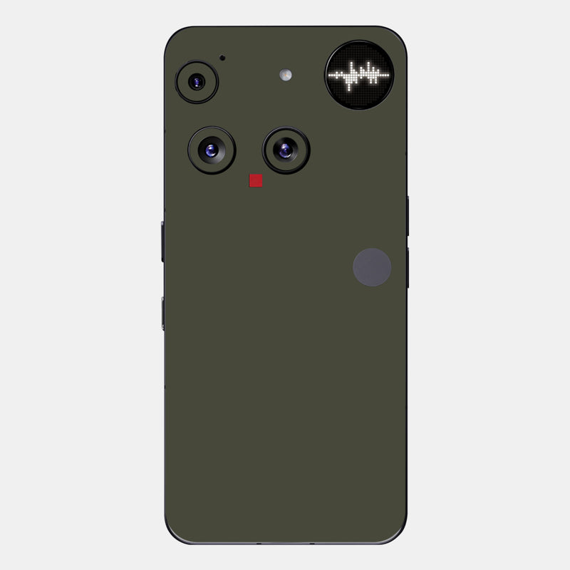 alpine green Glass Back