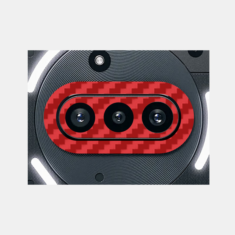 Carbon Fibre Red Pack of 2