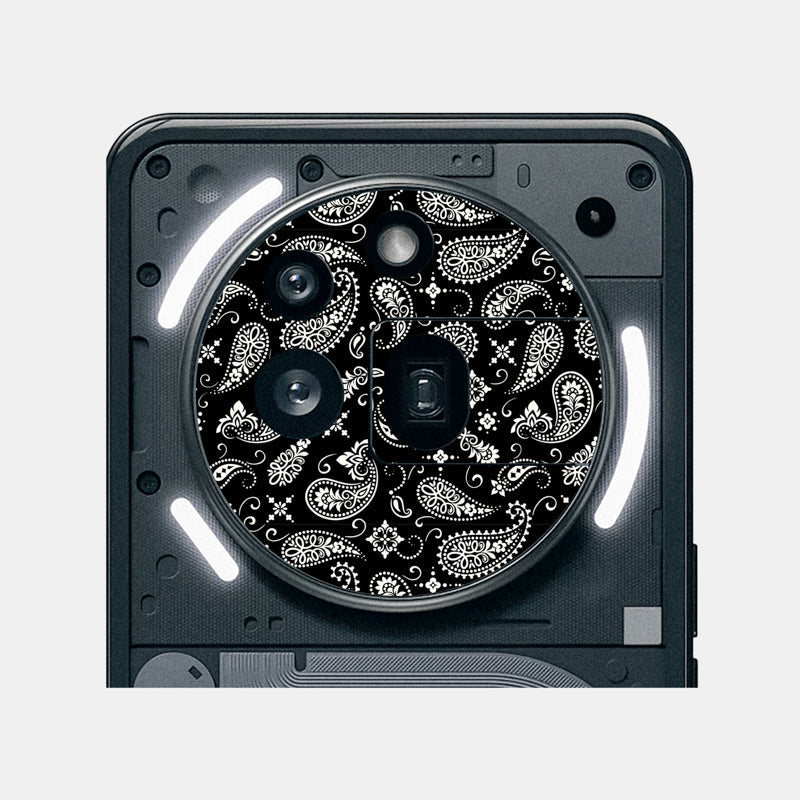 Black Paisley Pack of 2