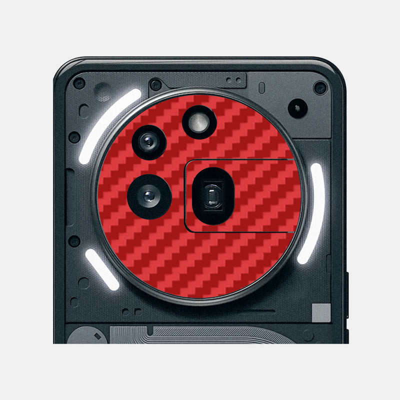 Carbon Fibre Red Pack of 2