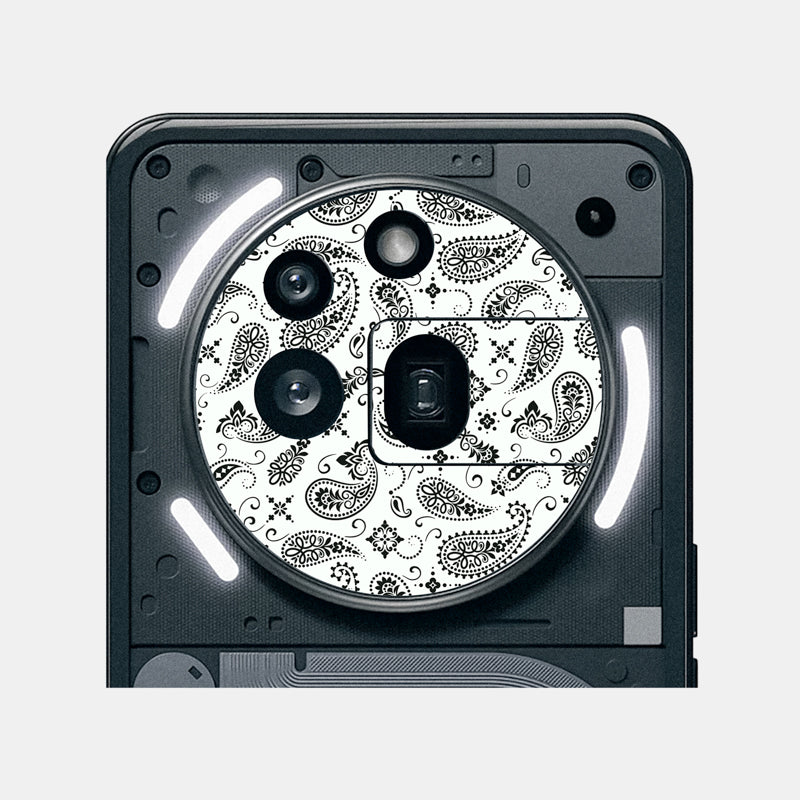 White Paisley Pack of 2