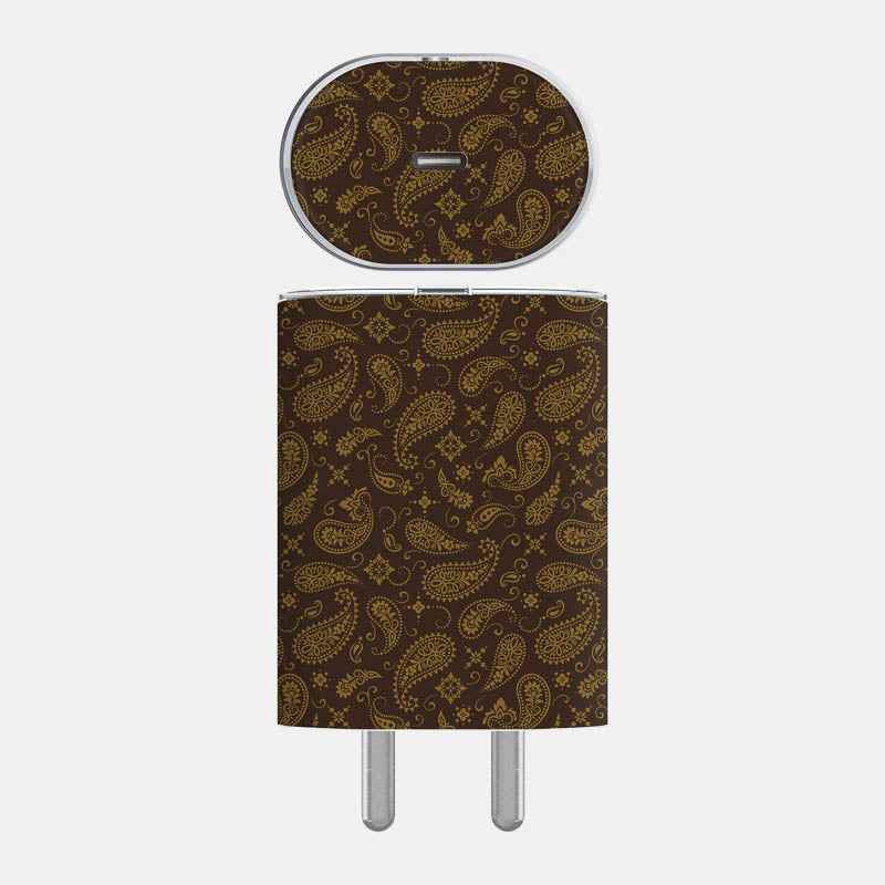 Brown Paisley Full Body