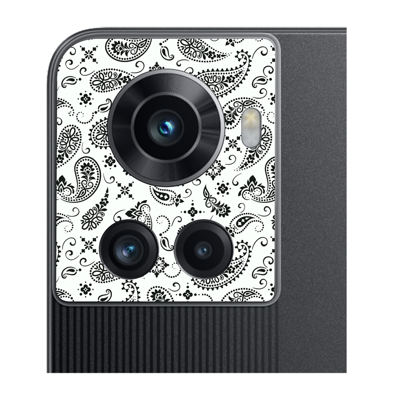 White Paisley Pack of 2