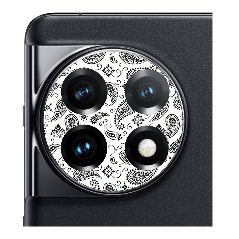 White Paisley Pack of 2