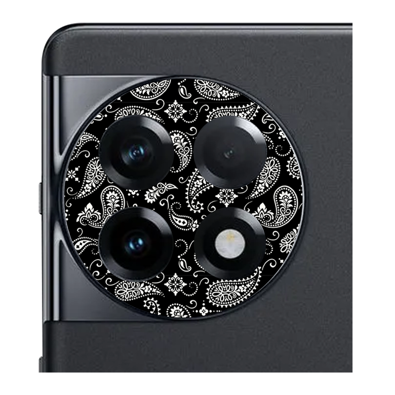 Black Paisley Pack of 2