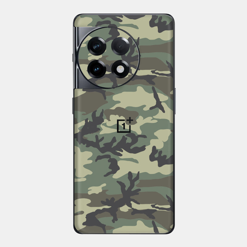 Forest Camo Glass Back