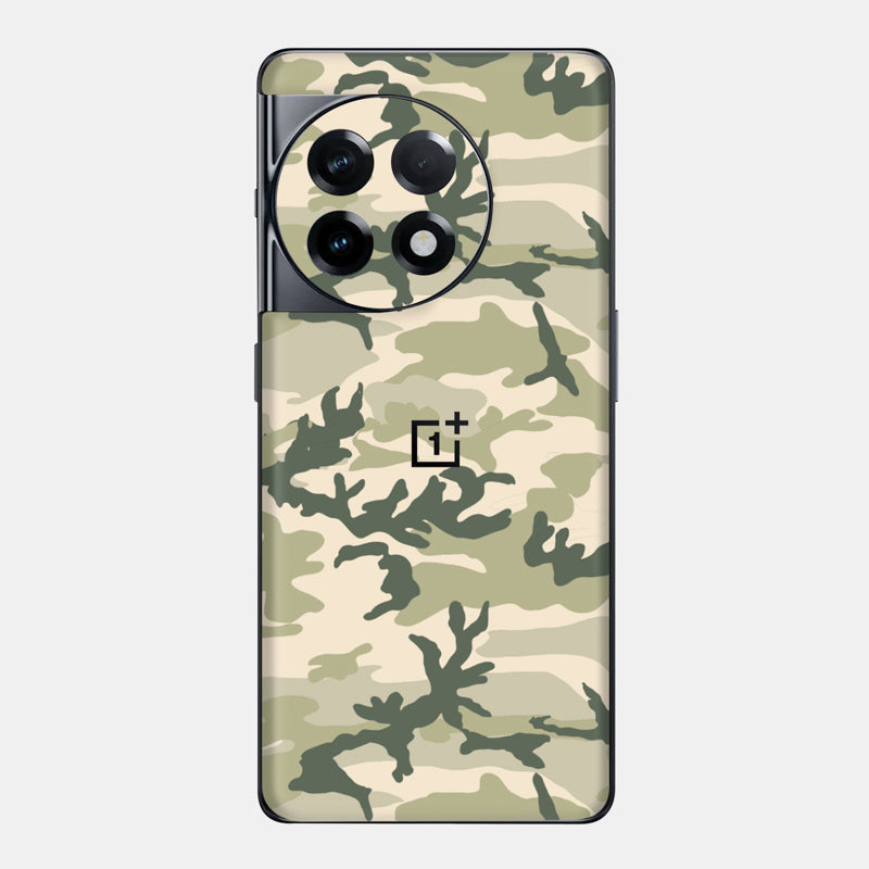 Military Camo Glass Back