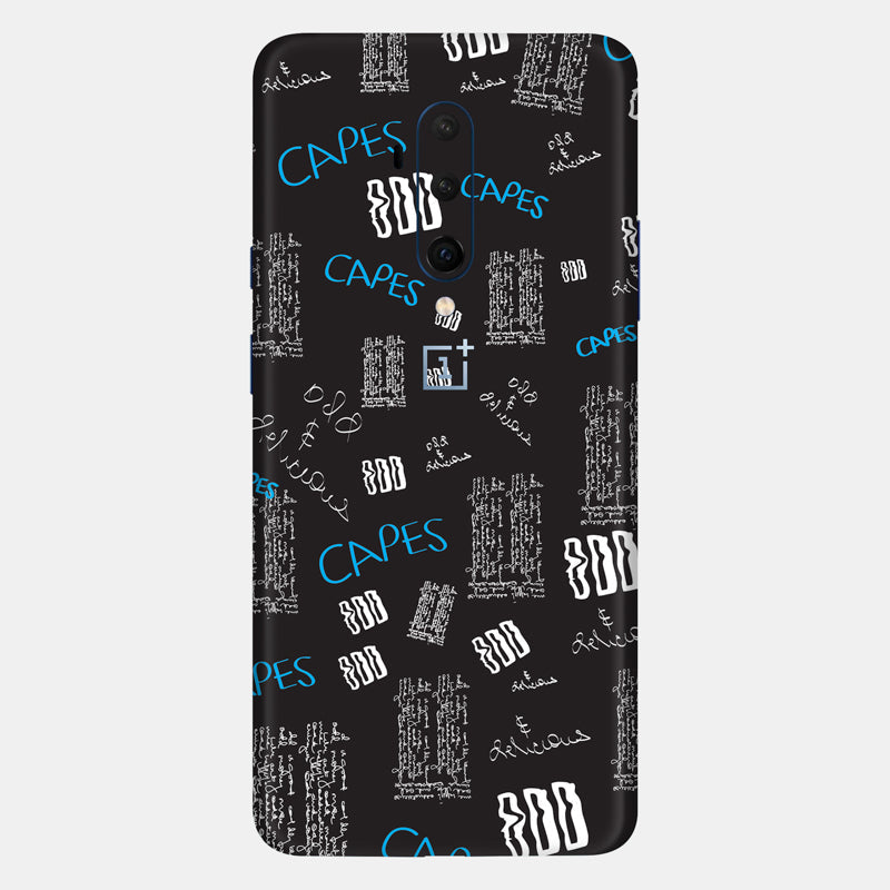 Black Scribble Full Back