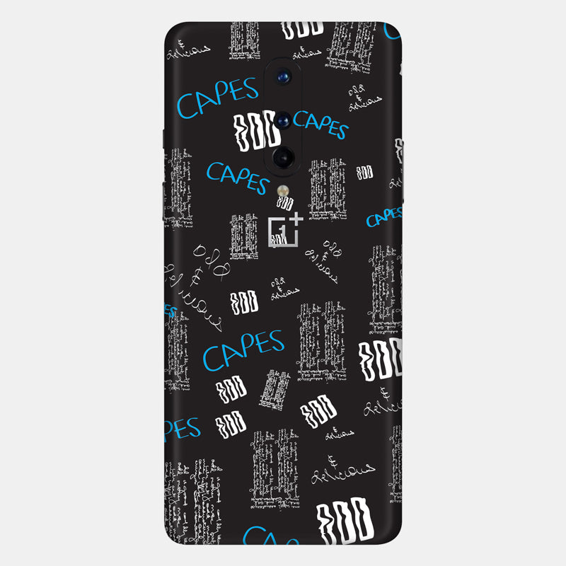 Black Scribble Full Back