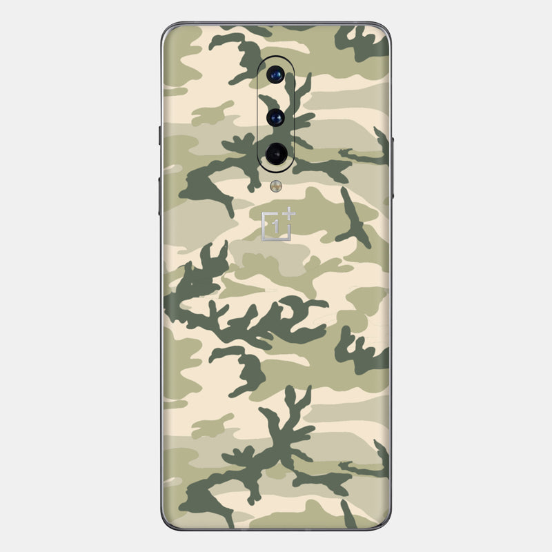 Military Camo Glass Back
