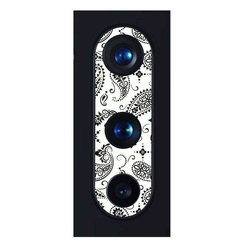 White Paisley Pack of 2