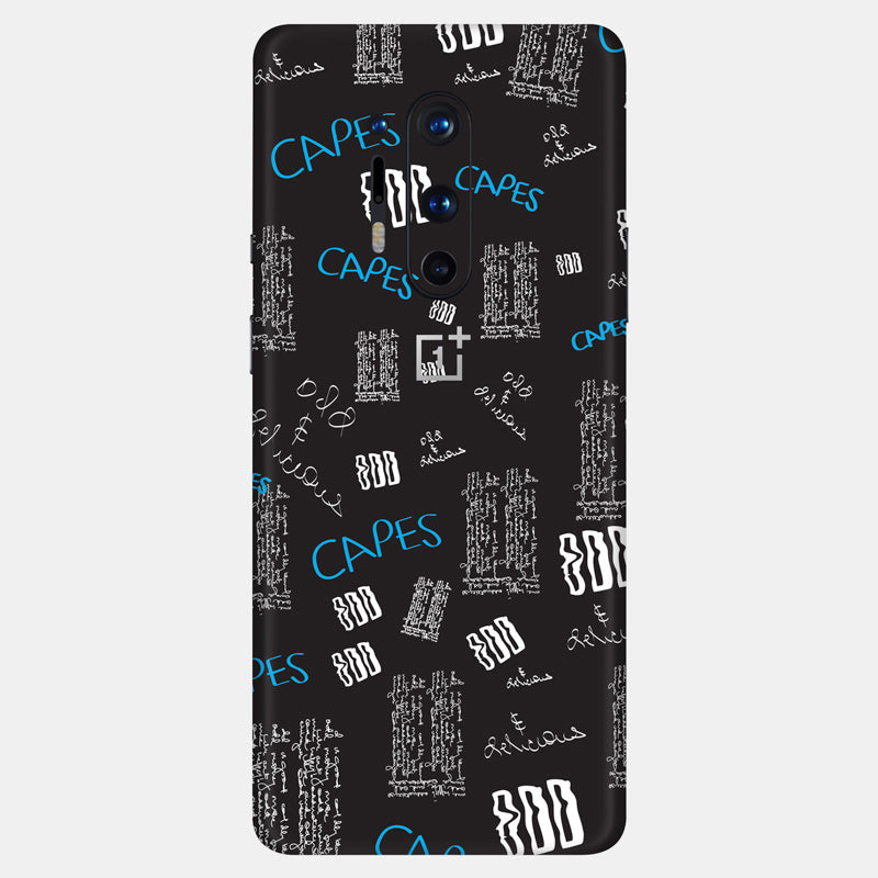 Black Scribble Full Back