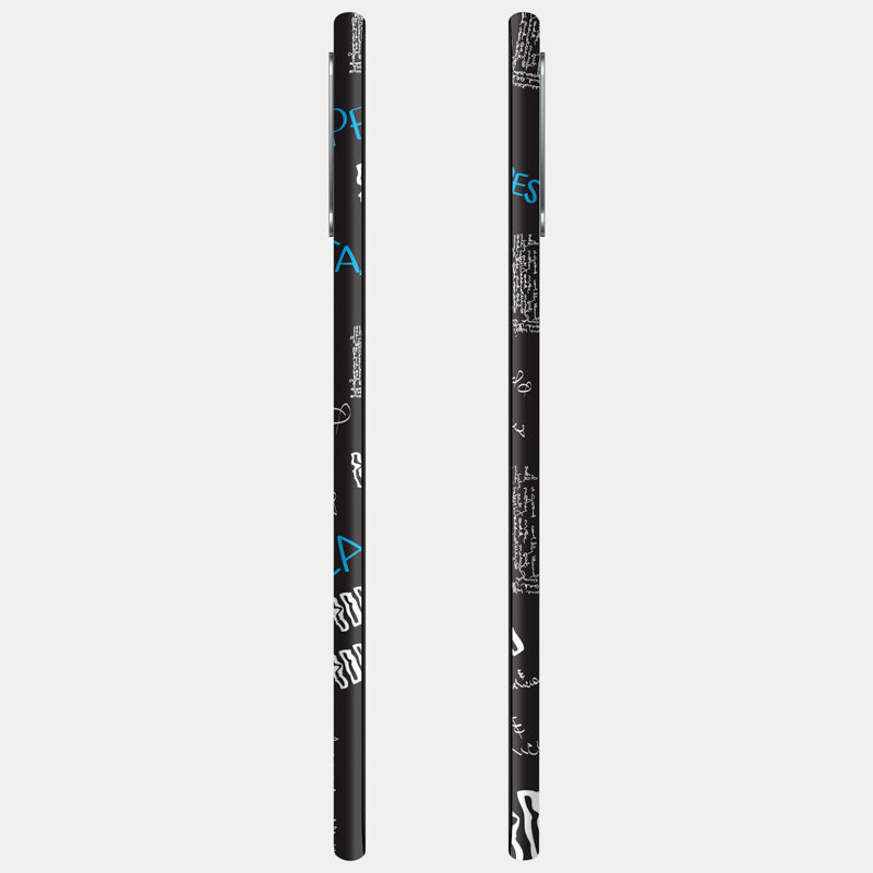 Black Scribble Full Back