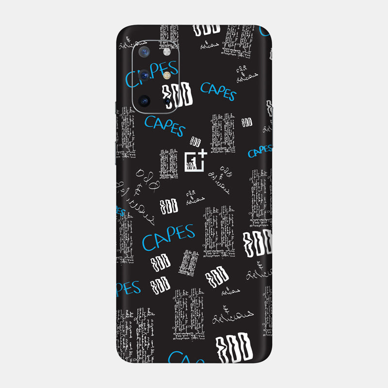 Black Scribble Full Back