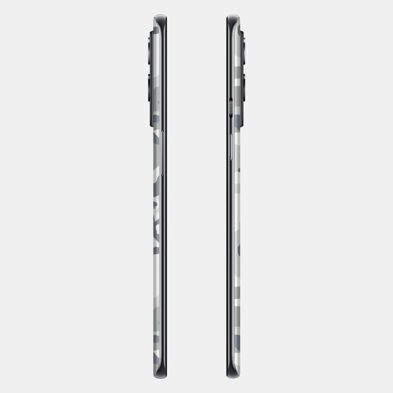 Snow Camo Glass Back