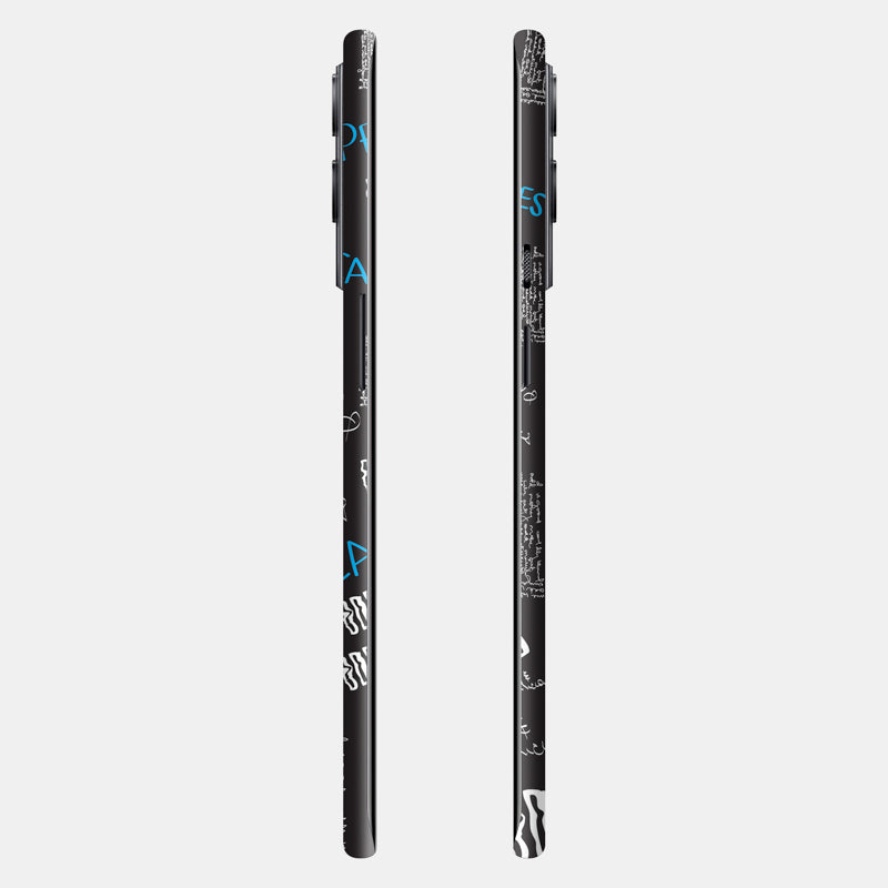 Black Scribble Full Back