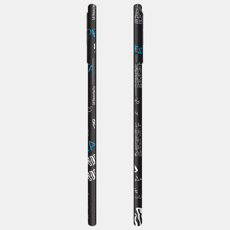 Black Scribble Full Back