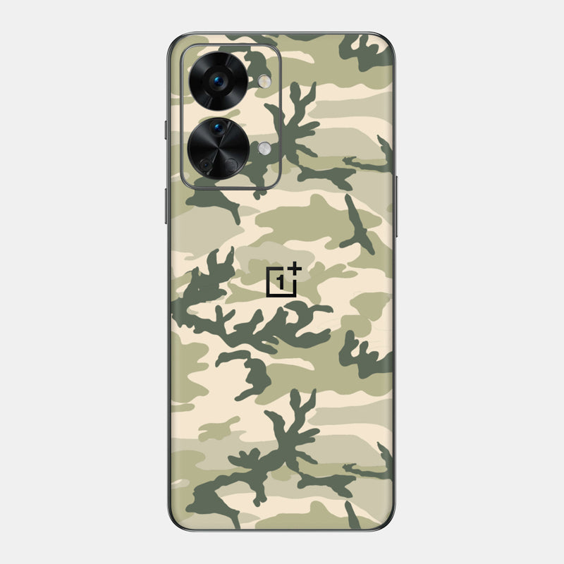 Military Camo Glass Back