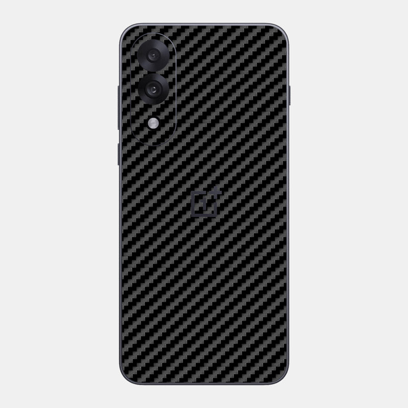 Carbon Fibre Black Glass Back