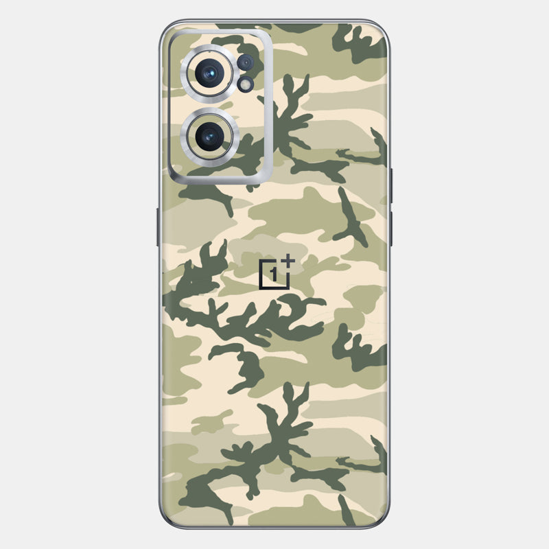 Military Camo Glass Back