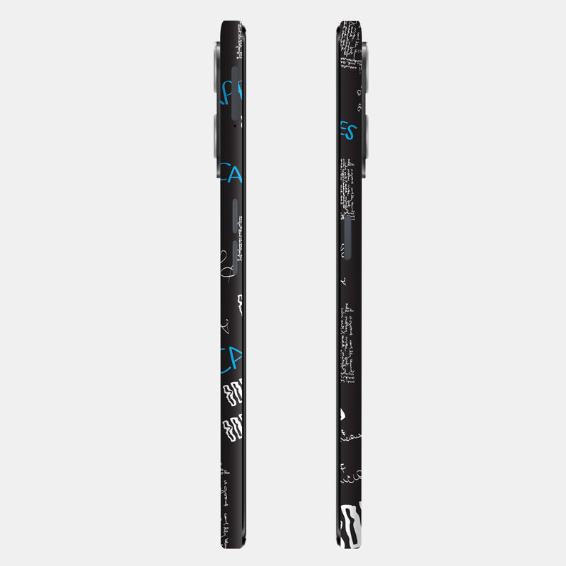 Black Scribble Full Back