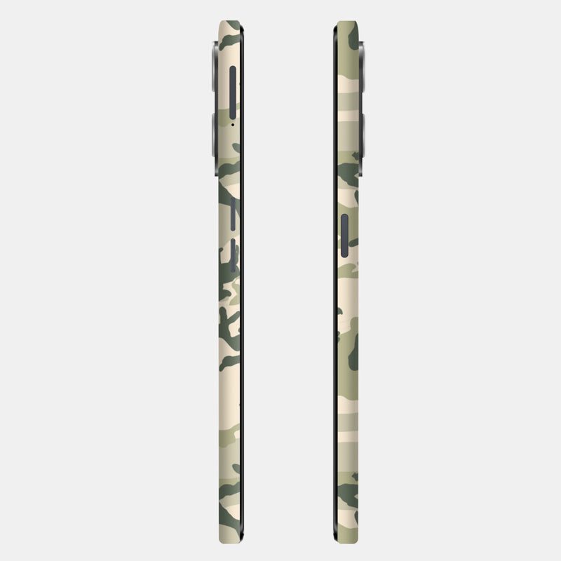 Military Camo Full Back