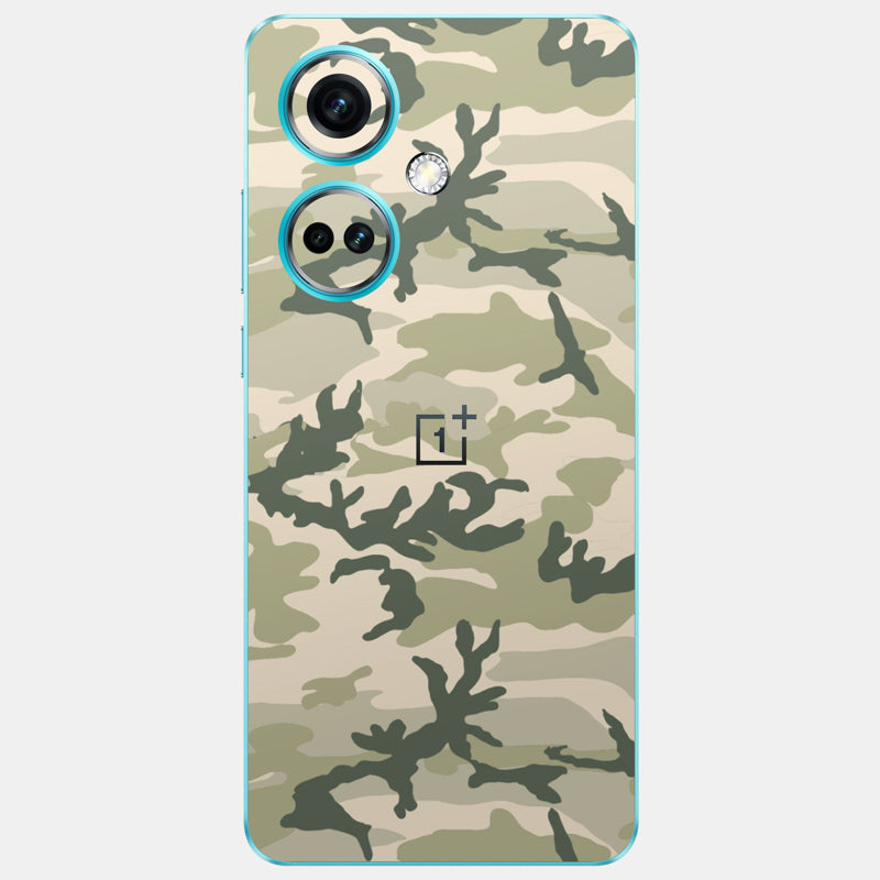 Military Camo Glass Back