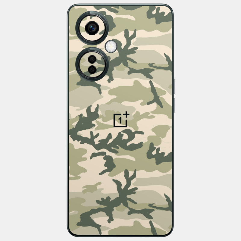 Military Camo Glass Back