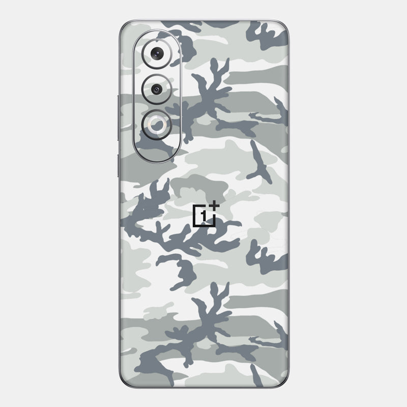 Snow Camo Glass Back