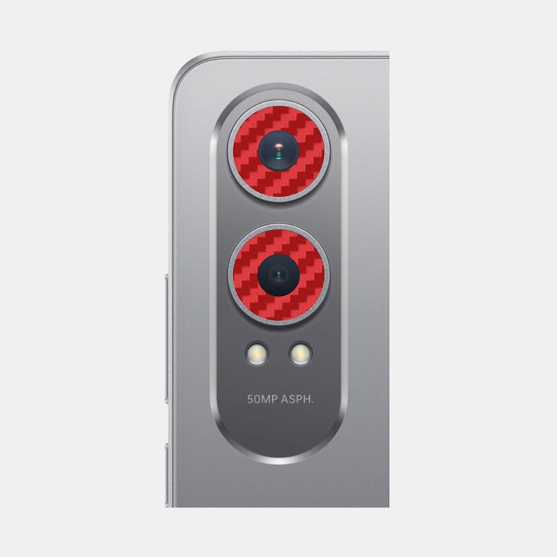 Carbon Fibre Red Pack of 2